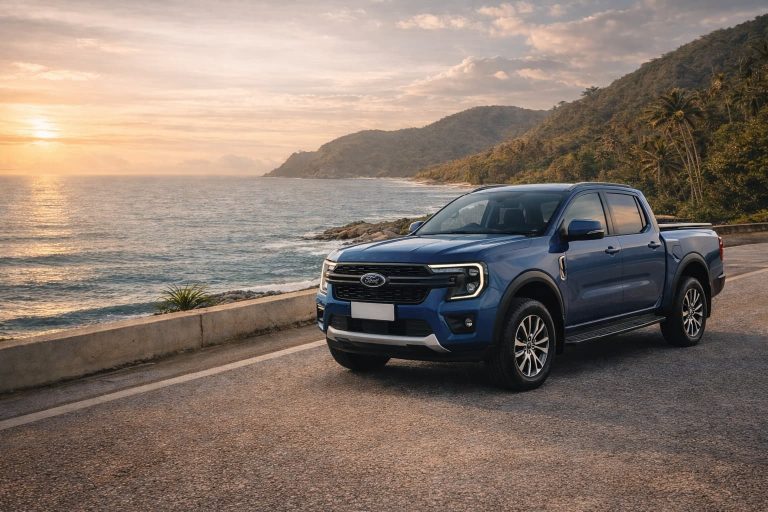 Ford Ranger pickup truck rental in Phuket by Island Drive Phuket near Phuket International Airport