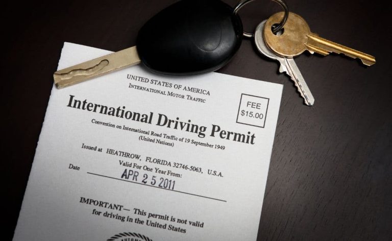 International Driving Permit required for car rental in Phuket Thailand