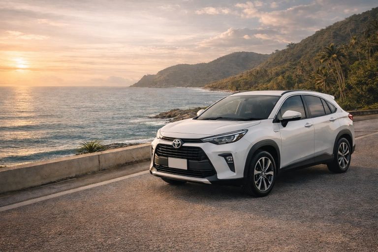 Toyota Yaris Cross compact SUV car rental in Phuket by Island Drive Phuket near Phuket International Airport