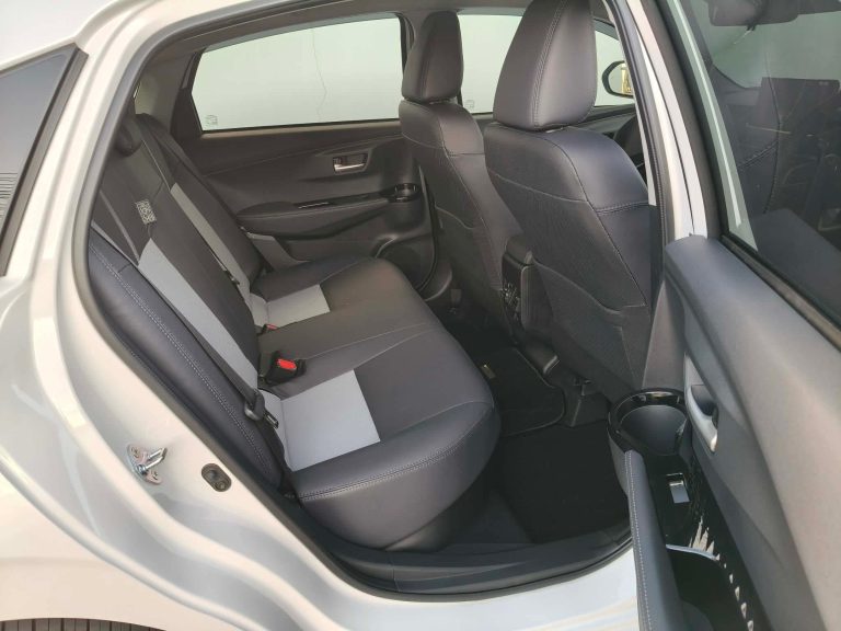 Toyota Yaris Ativ Premium 1.5L rear passenger seats interior car rental Phuket